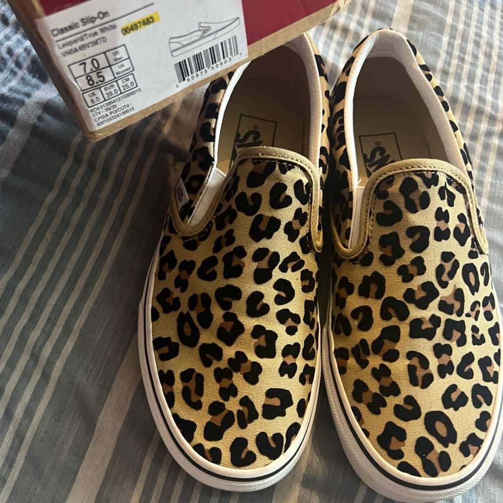 Vans Leopard Slip-on Shoes